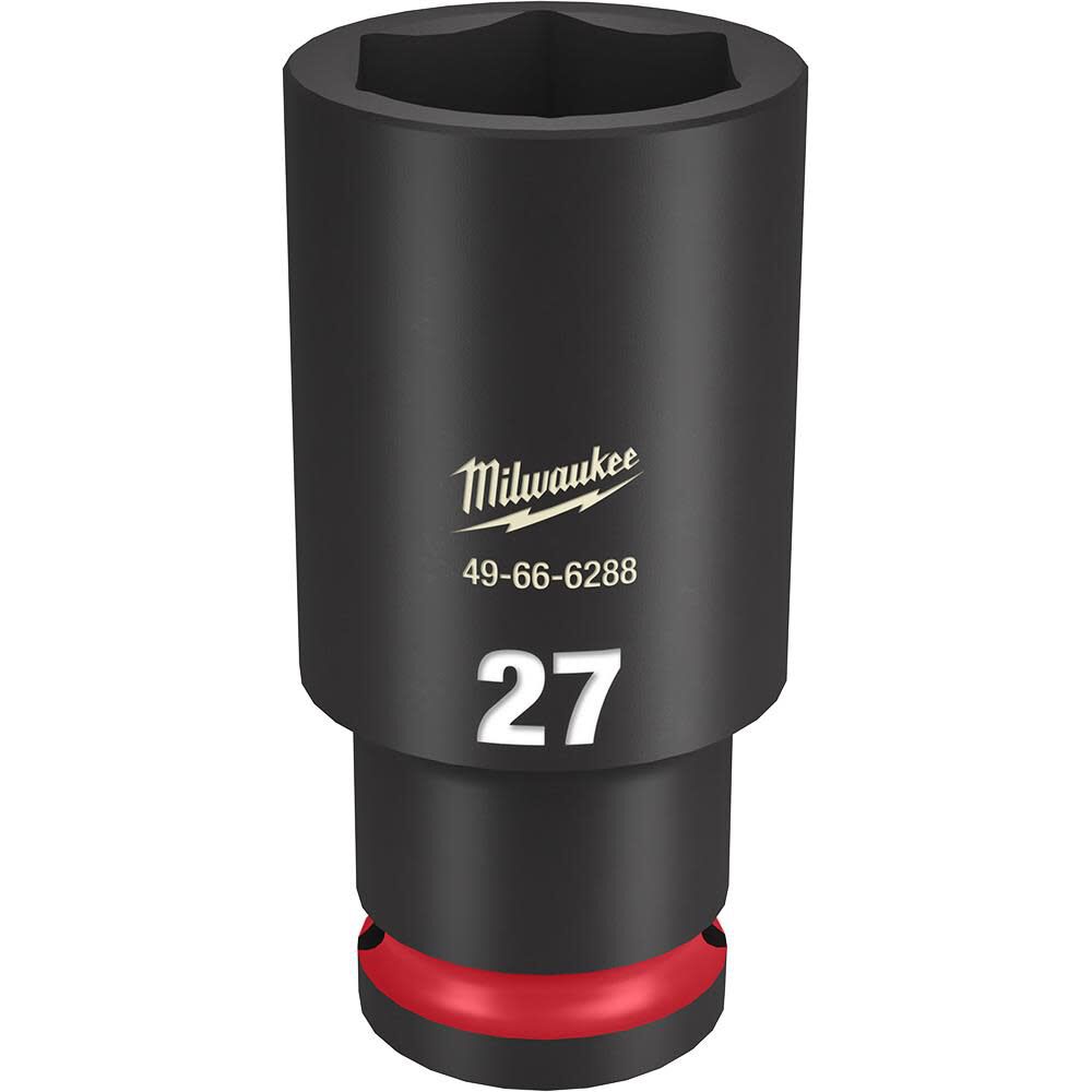 SHOCKWAVE Impact Duty Socket 1/2in Drive 27MM Deep 6 Point 49-66-6288