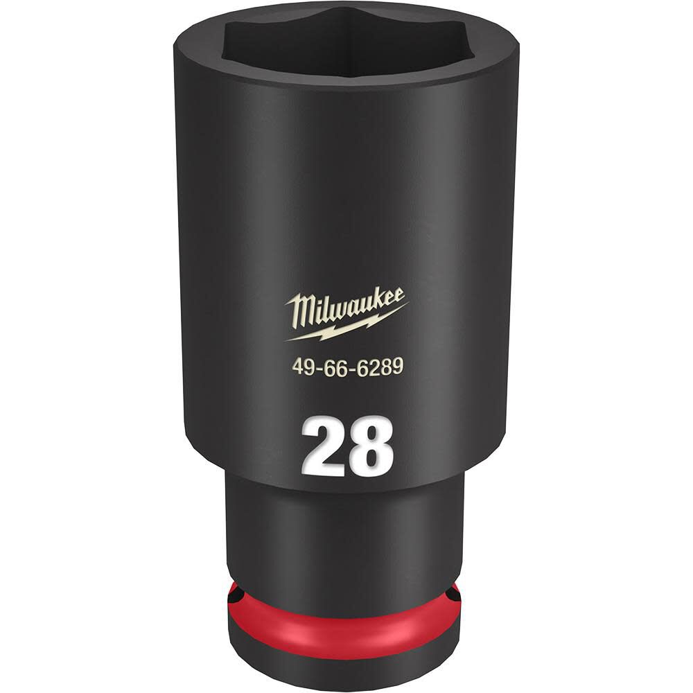 SHOCKWAVE Impact Duty Socket 1/2in Drive 28MM Deep 6 Point 49-66-6289