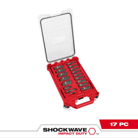 SHOCKWAVE Impact Duty Socket 3/8 Dr 17pc SAE PACKOUT Set 49-66-6800