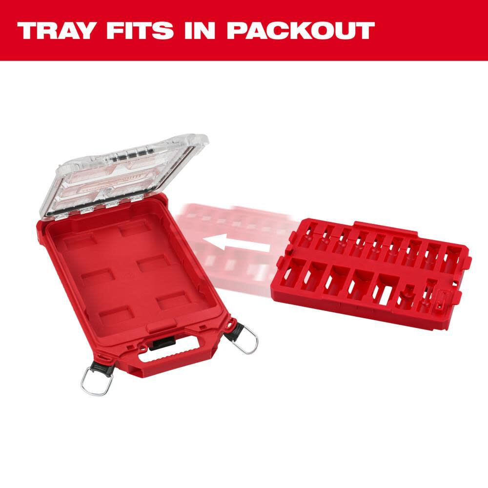 SHOCKWAVE Impact Duty Socket 3/8 Dr 17pc Tray Only 49-66-6830