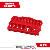 SHOCKWAVE Impact Duty Socket 3/8 Dr 17pc Tray Only 49-66-6830