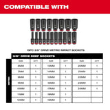 SHOCKWAVE Impact Duty Socket 3/8 Dr 19pc Tray Only 49-66-6831