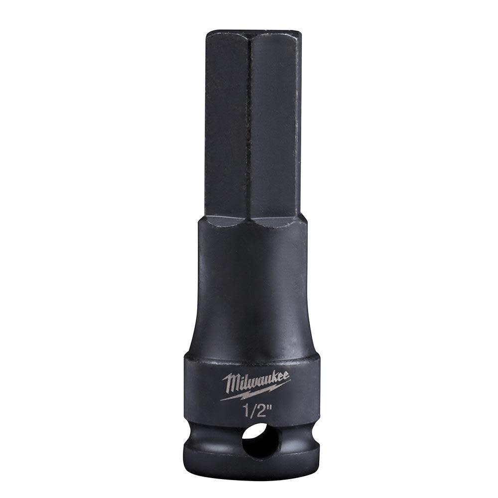 SHOCKWAVE Lineman's 3/8 in. Drive 1/2 in. Hex Bit Socket 49-66-5154