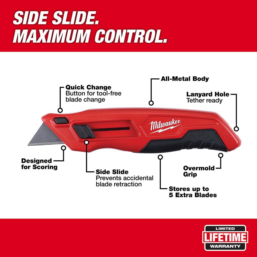 Side Slide Utility Knife 48-22-1510