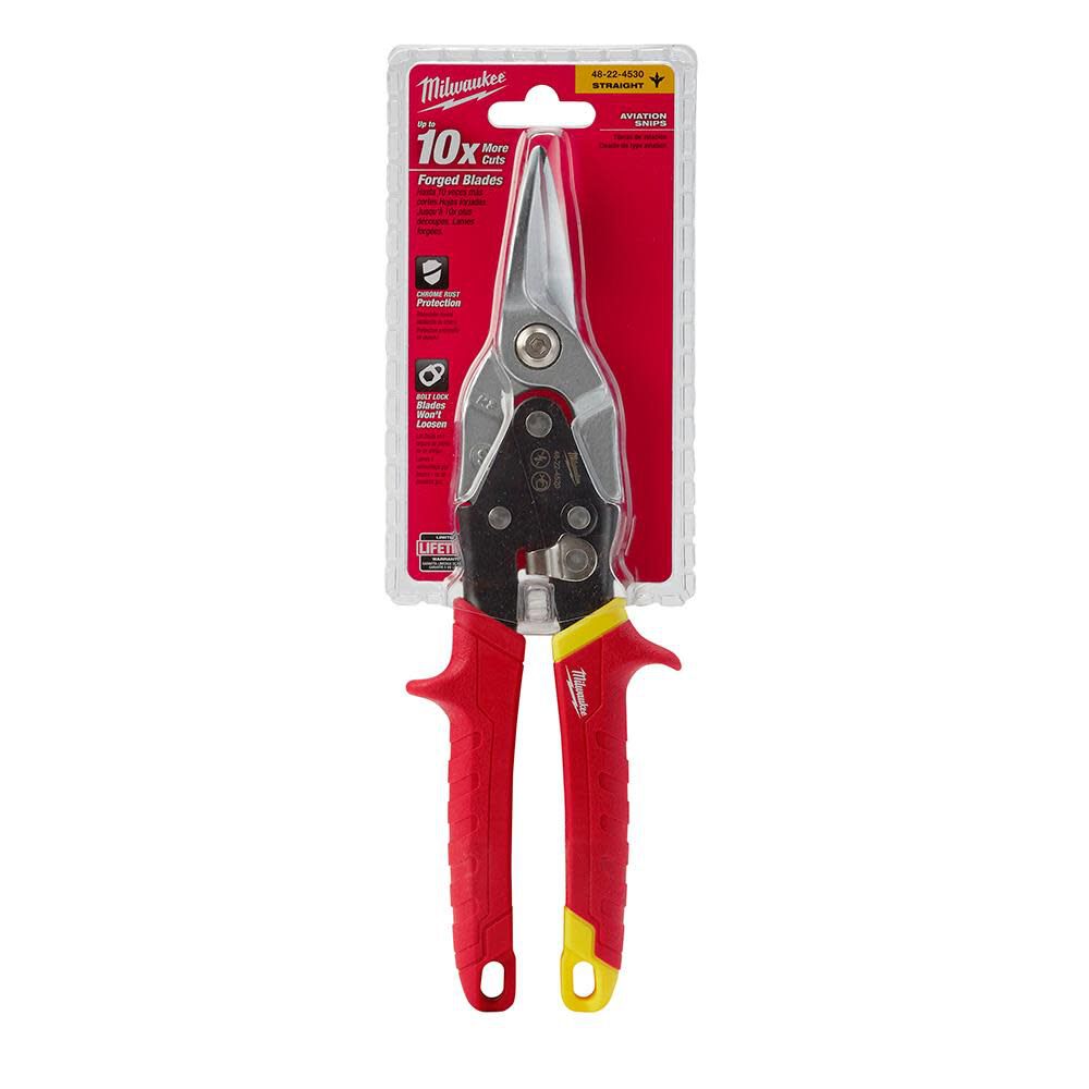 Straight Cutting Aviation Snips 48-22-4530