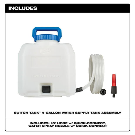 SWITCH TANK 4 Gallon Water Supply Tank Assembly 49-16-28WS