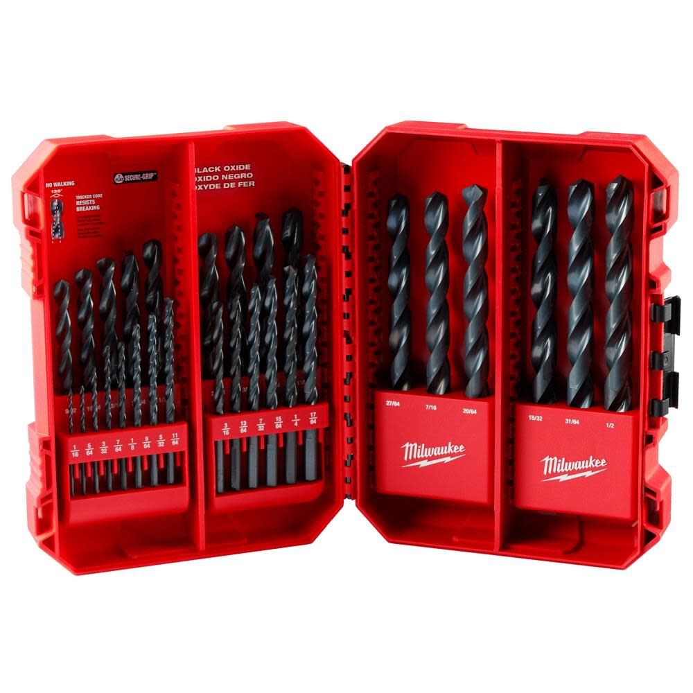 THUNDERBOLT Black Oxide Drill Bit Set 29PC 48-89-2802