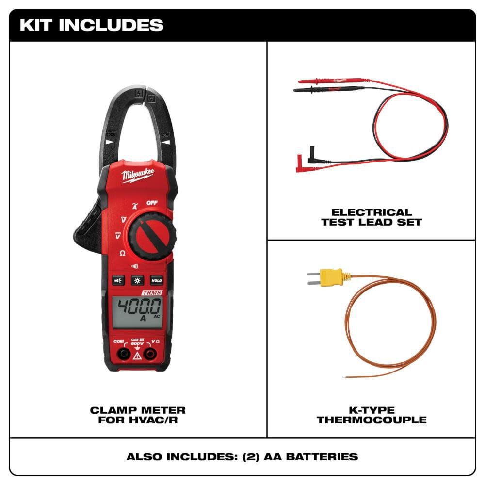 True RMS HVAC/R Clamp Meter 2236-20