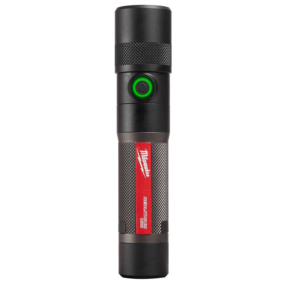 USB Rechargeable Twist Focus Flashlight Kit Bundle 2161-21-48-11-2131