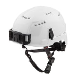 White Vented Helmet with BOLT Class C 48-73-1334M910