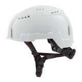 White Vented Helmet with BOLT Class C 48-73-1334M910