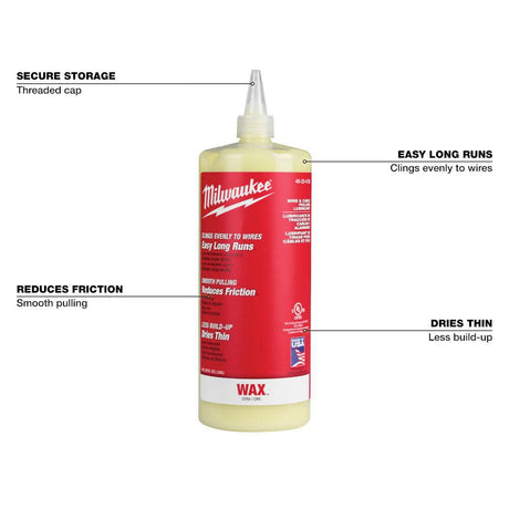 Wire & Cable Pulling Wax Lubricant 48-22-4136