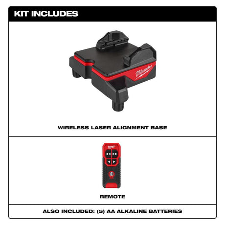 Wireless Laser Alignment Base with Remote 48-35-1314