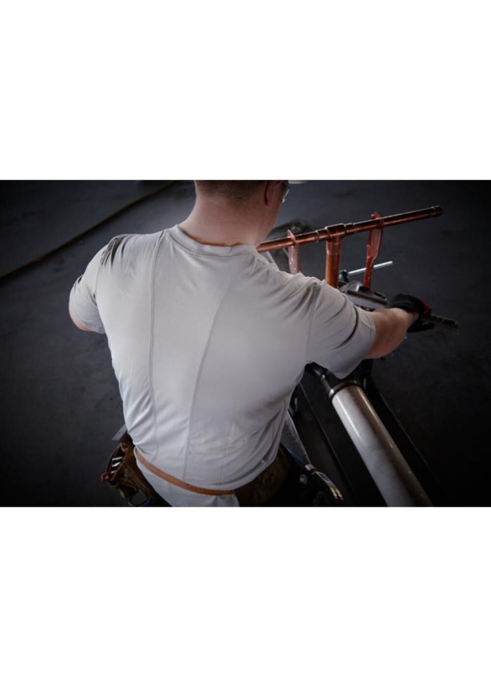WorkSkin Light Weight Performance Shirt - Gray 410G-M