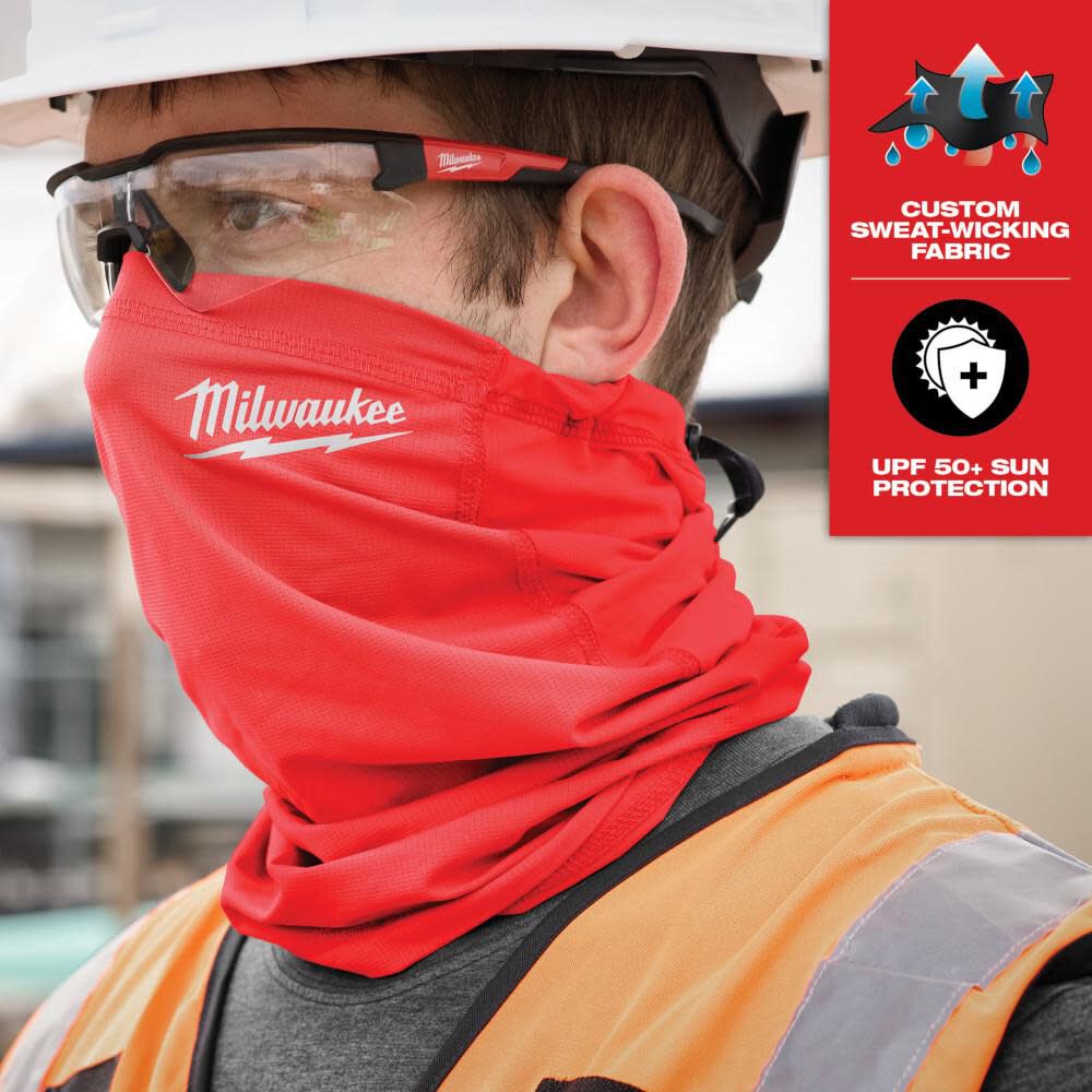 WORKSKIN Performance Neck Gaiter Red 424R