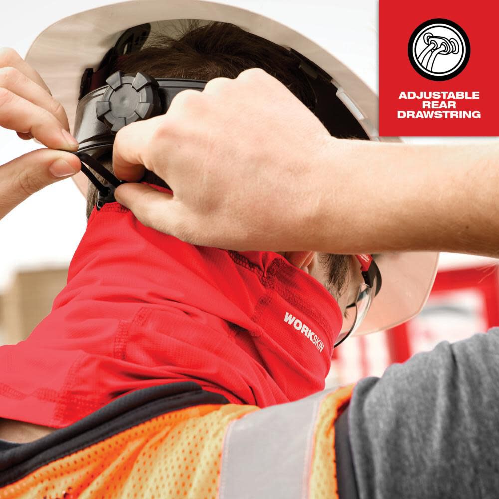 WORKSKIN Performance Neck Gaiter Red 424R