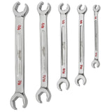 Wrench Set Double End Flare Nut SAE 5pc 48-22-9470