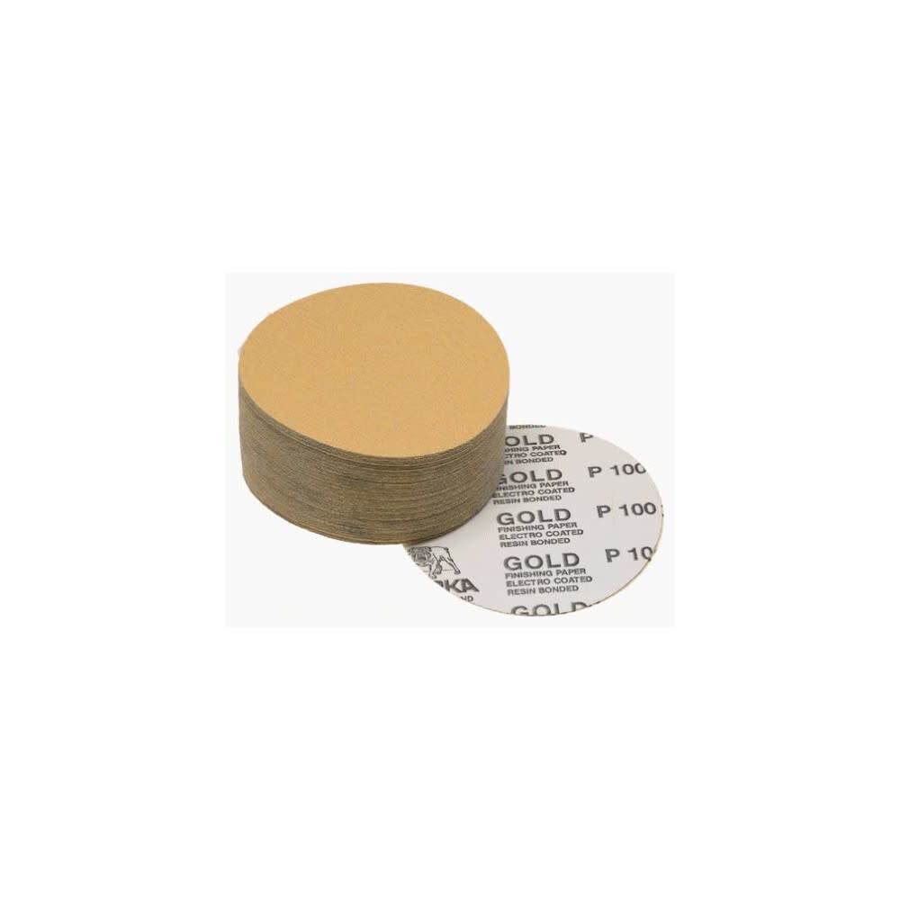 5 In. 150 Grit Autobox No-Hole Adhesive Sanding Disc - 100/Box 23-388-150