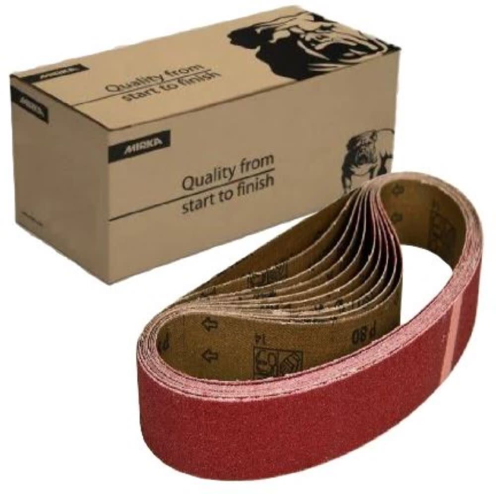 HIOLIT XO Sanding Belts 3in x 21in P120 T-Joint 10pk 57-3-21-120T