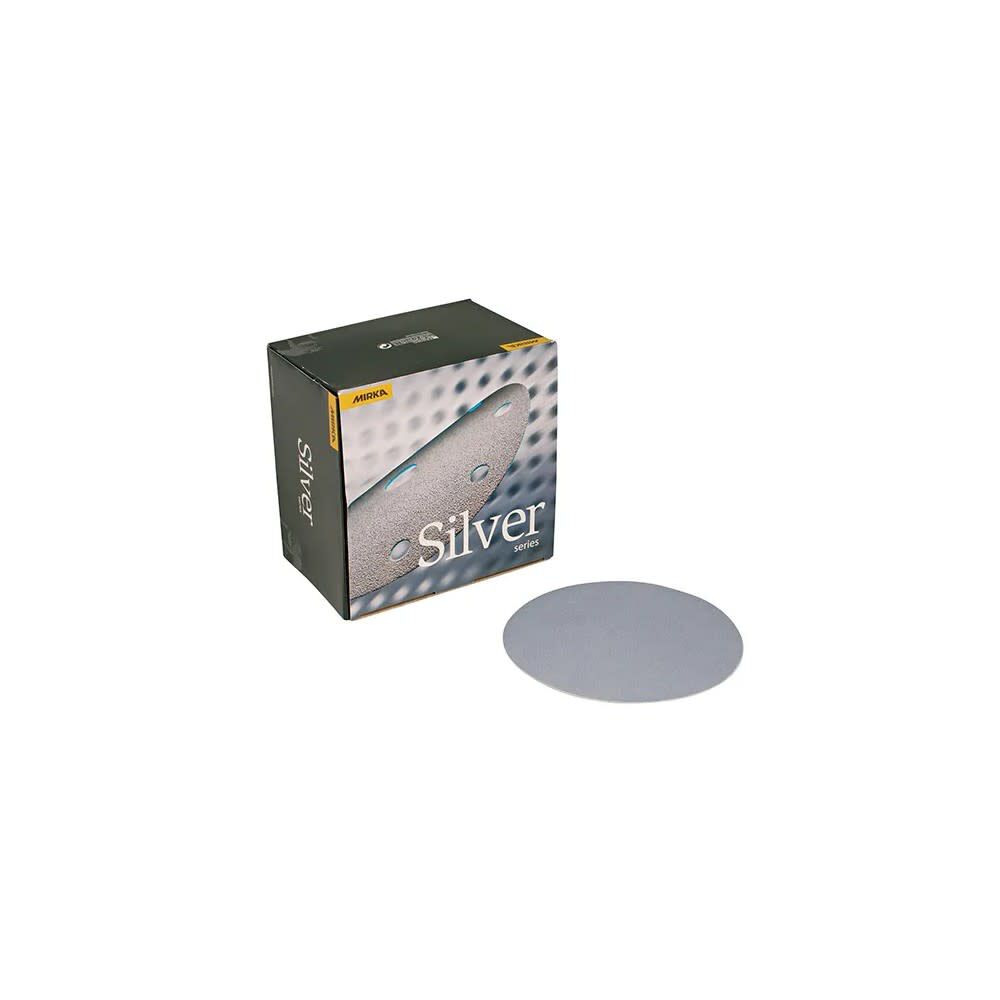 Q-Silver 5in 220 Grit PSA Sanding Disc 100pk 2B-332-220