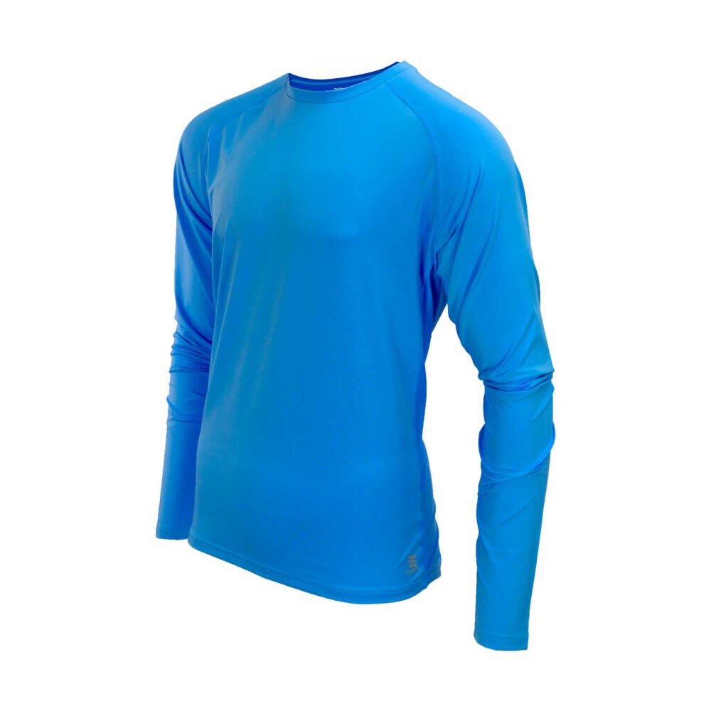 Cooling LS Shirt Men Blue MD MCMT05050321