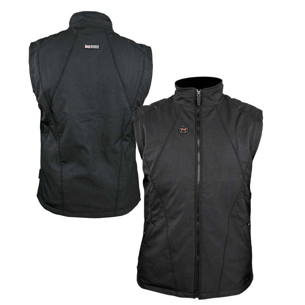 12V Dual Power Heated Vest Mens Black MWJ19M24-01