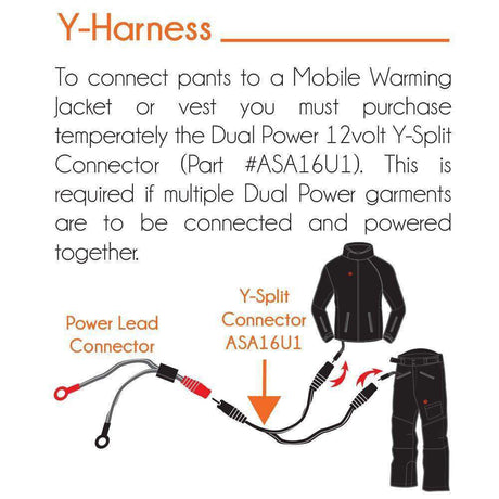 12V Dual Power Y-Split Connector ASA16U15