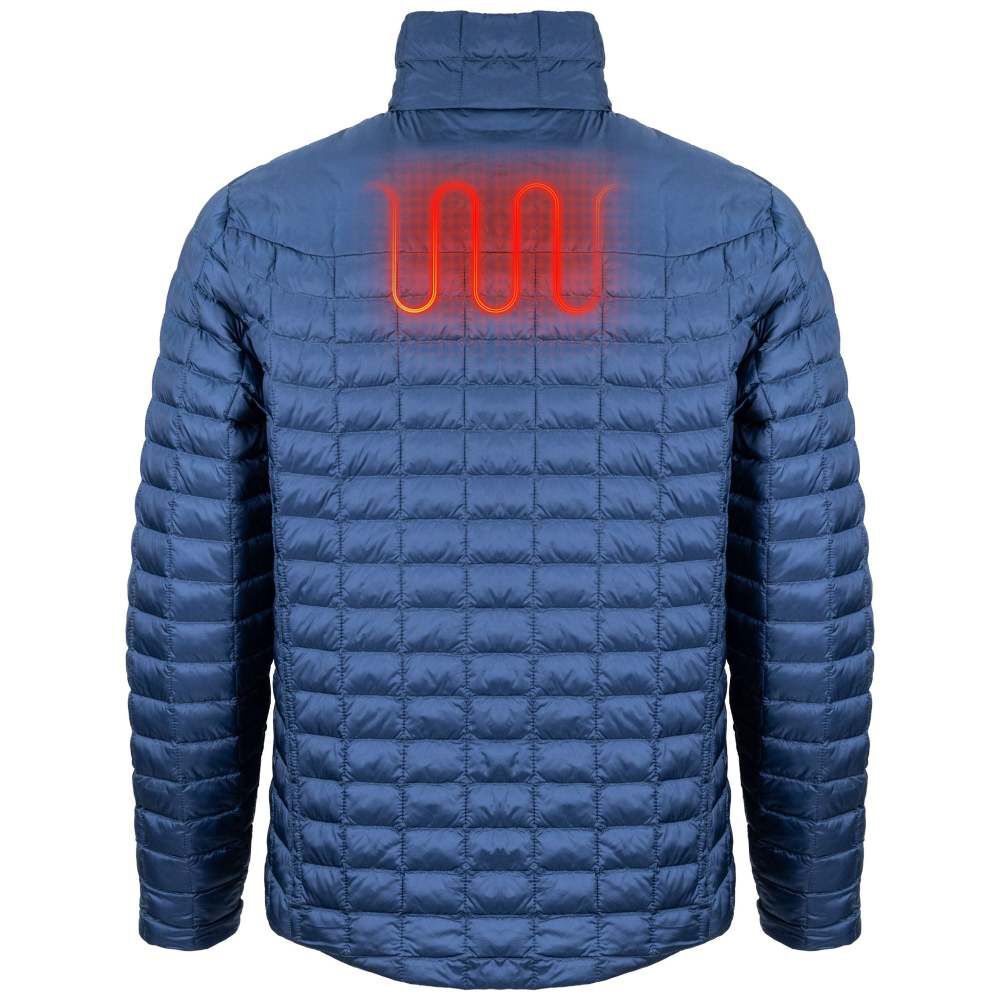 Warming 7.4V Backcountry Heated Jacket Mens Ensign Blue Small MWMJ04480223