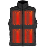 Warming 7.4V Crest Heated Down Vest Mens Black X-Large MWMV16010522
