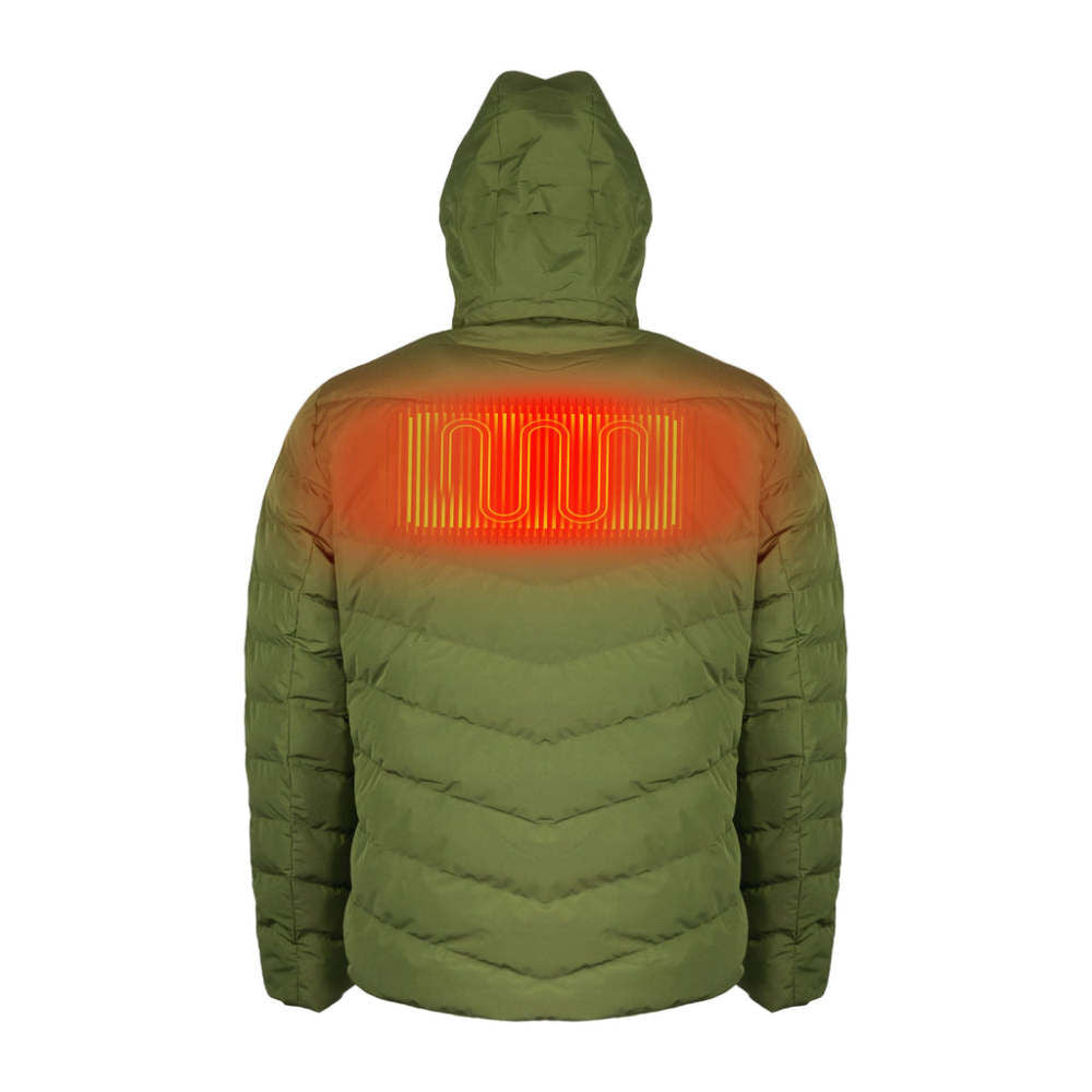 Warming 7.4V Crest Heated Jacket Mens Green Large MWMJ37110422