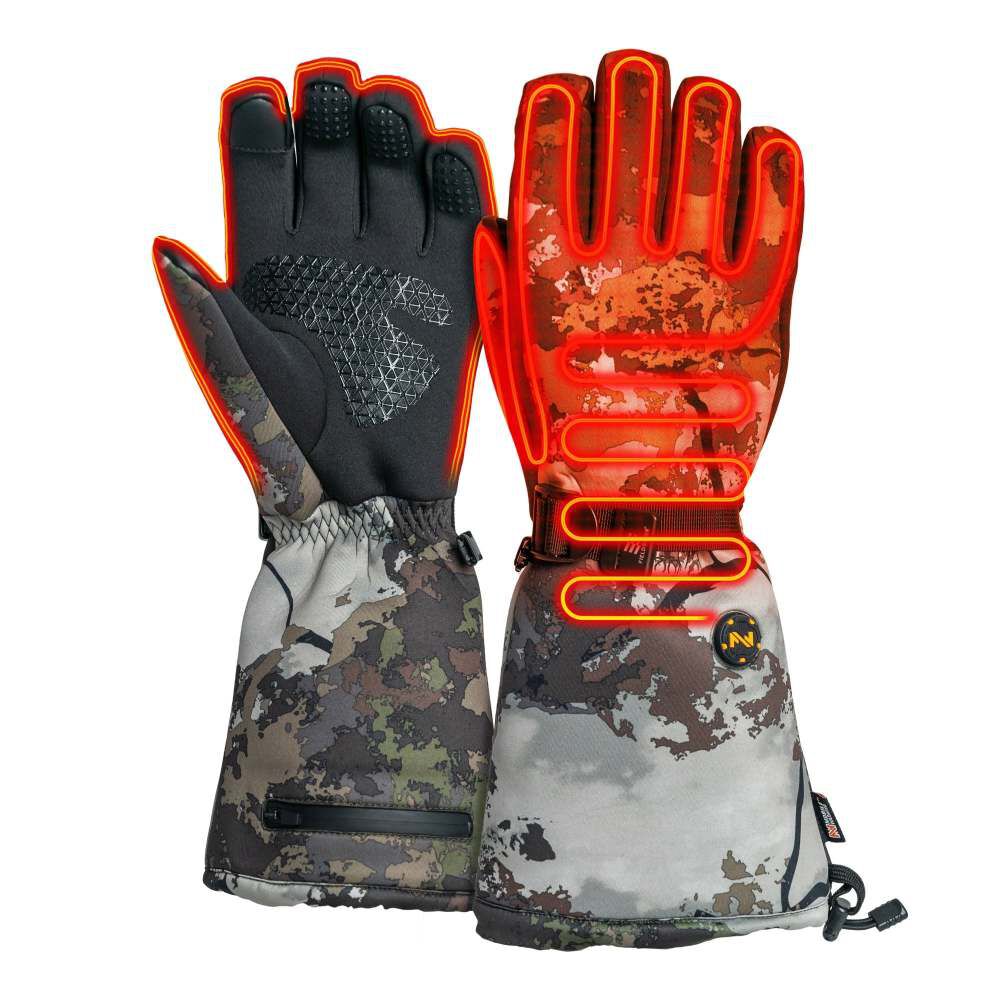 Warming 7.4V KCX Terrain Heated Gloves Camo Unisex X-Small MWUG33450123