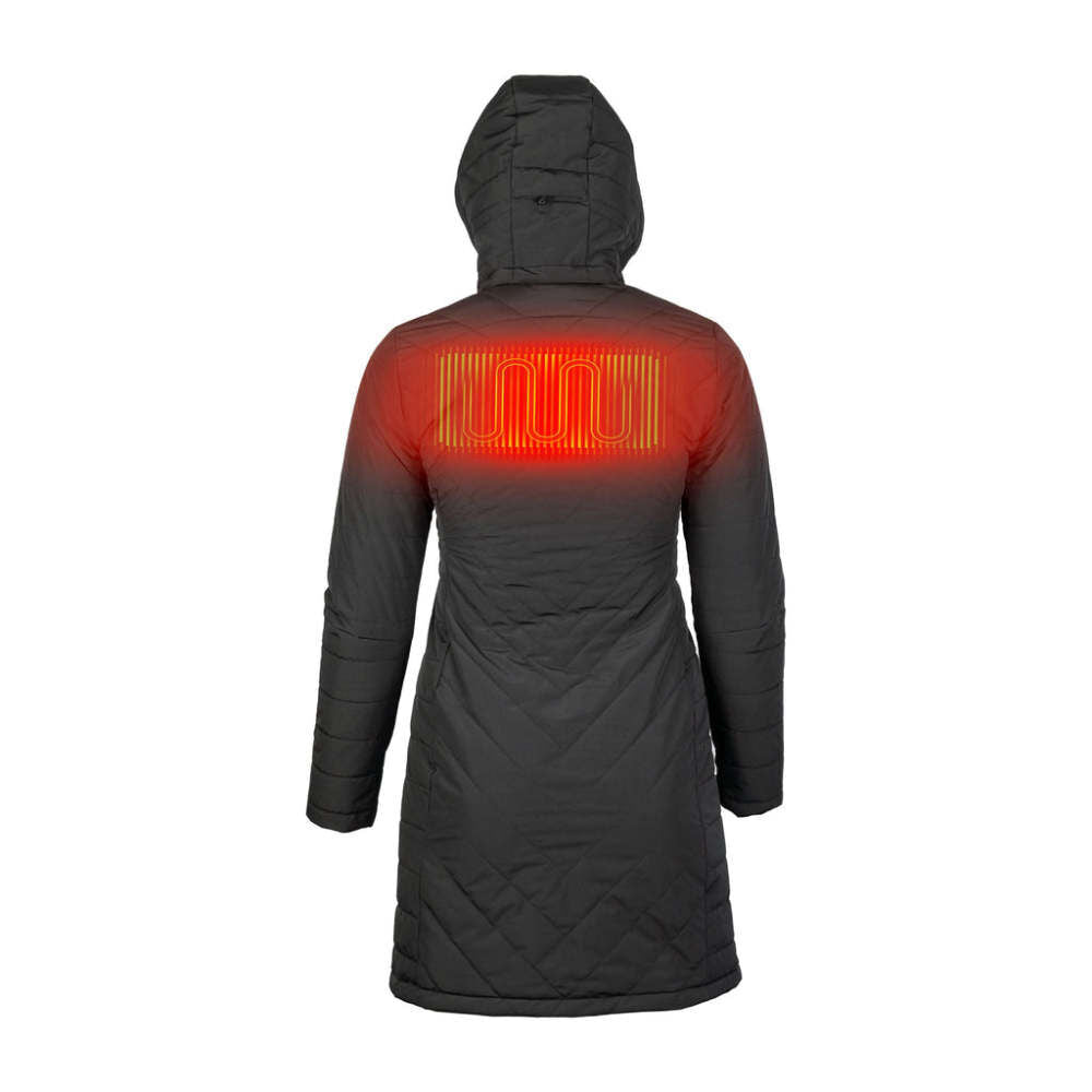 Warming 7.4V Meridian Heated Jacket Womens Black XL MWWJ38010522