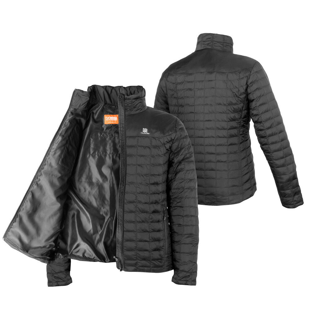 Warming Backcountry Heated Jacket Men's 7.4 Volt Black Medium MWMJ04010320