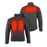 Warming Backcountry Heated Jacket Men's 7.4 Volt Black XL MWMJ04010520