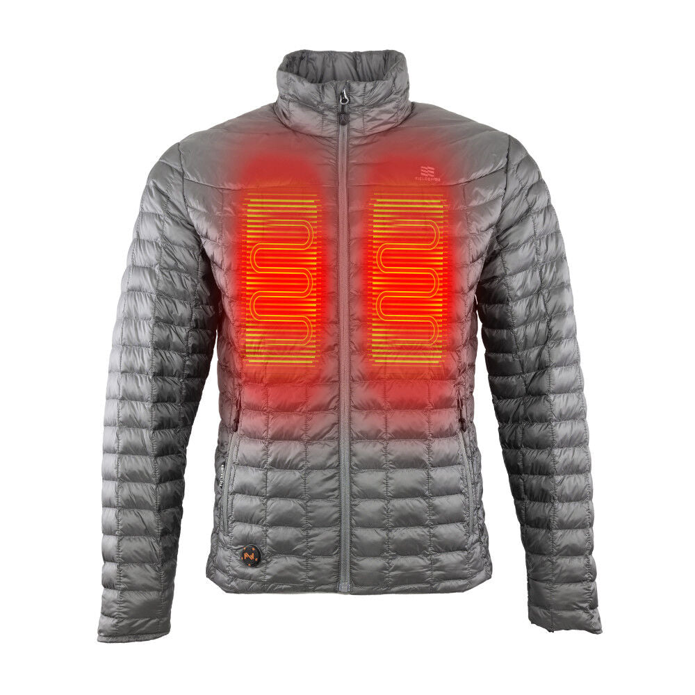 Warming Backcountry Heated Jacket Men's 7.4 Volt Slate Small MWMJ04320220