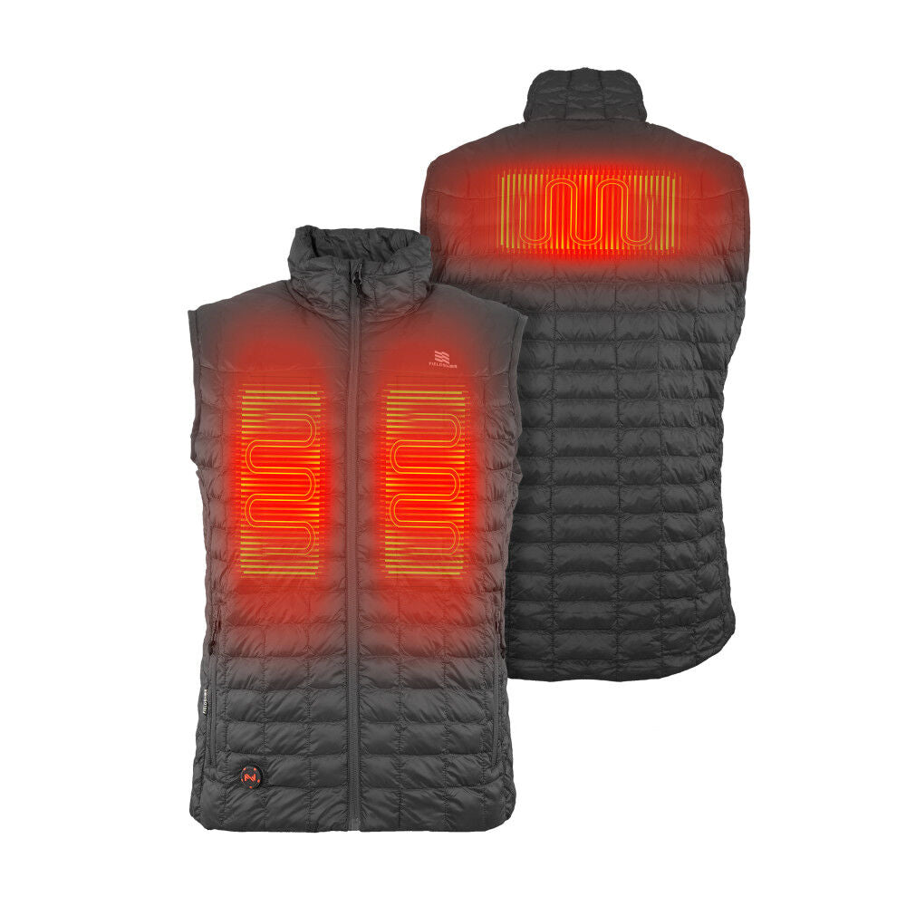 Warming Backcountry Vest Mens 7.4V Black Large MWMV04010420