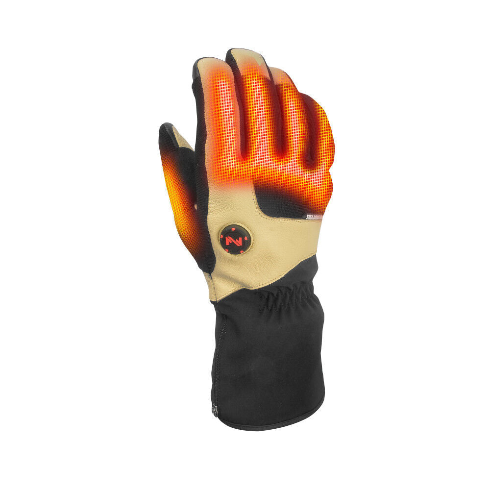 Warming Blacksmith Heated Work Gloves Unisex 7.4 Volt Light Tan Medium MWUG10180320
