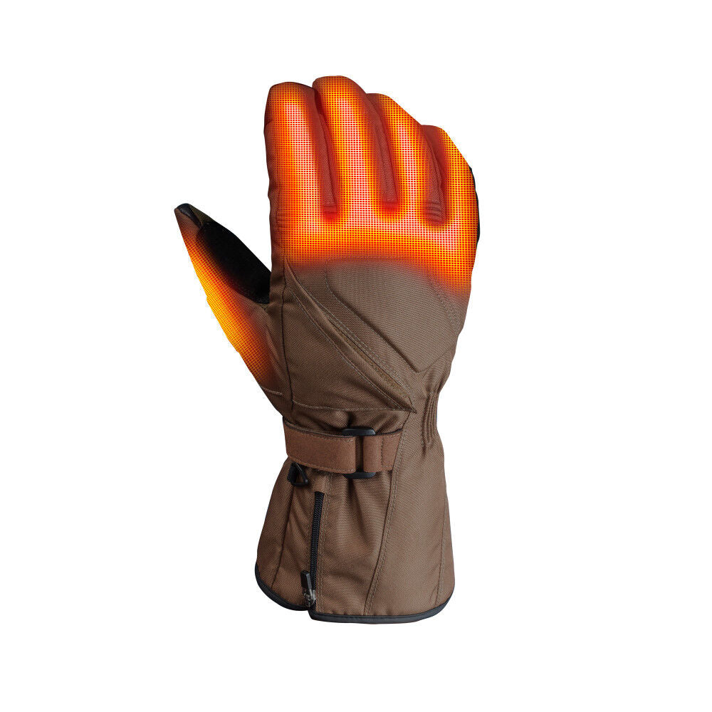 Warming Desert Storm Heated Gloves Unisex 7.4 Volt Coyote 2X MWUG12330620