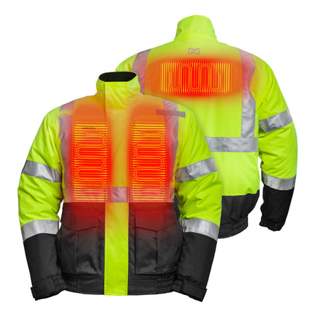 7.4V High-Vis Heated Jacket Mens MWJ19M04-10