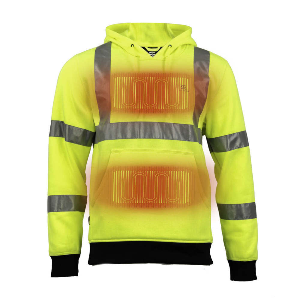 Warming Hi-Viz Phase Pullover Hoodie Mens Hi-Viz 3X MWMJ24100721