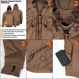 Warming Morel Agarics Pullover Jacket Mens Medium MWMJ30340321