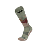 Warming Premium 2.0 Merino Heated Socks Womens 3.7V Grey and Pink Medium MWWS07010321