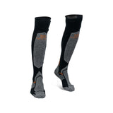 Warming Pro Compression Heated Ski Socks Unisex Dark Grey Large MWUS27220523