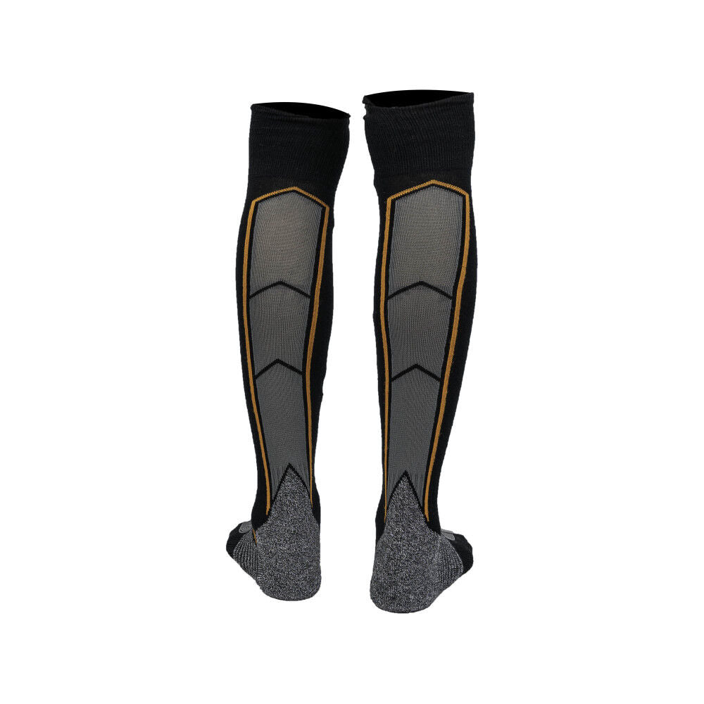 Warming Pro Compression Heated Socks Unisex Dark Gray Large MWUS12220421