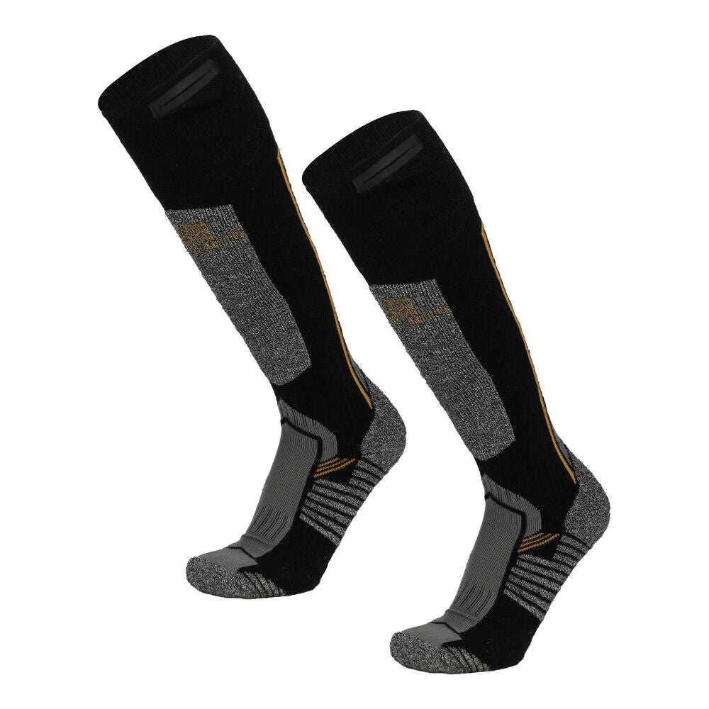 Warming Pro Compression Heated Socks Unisex Dark Gray Medium MWUS12220321