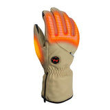 Warming Ranger Heated Work Gloves Unisex 7.4 Volt Light Tan Large MWUG09180420