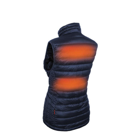 12V Summit Heated Vest Womens Navy MWJ19W02-06