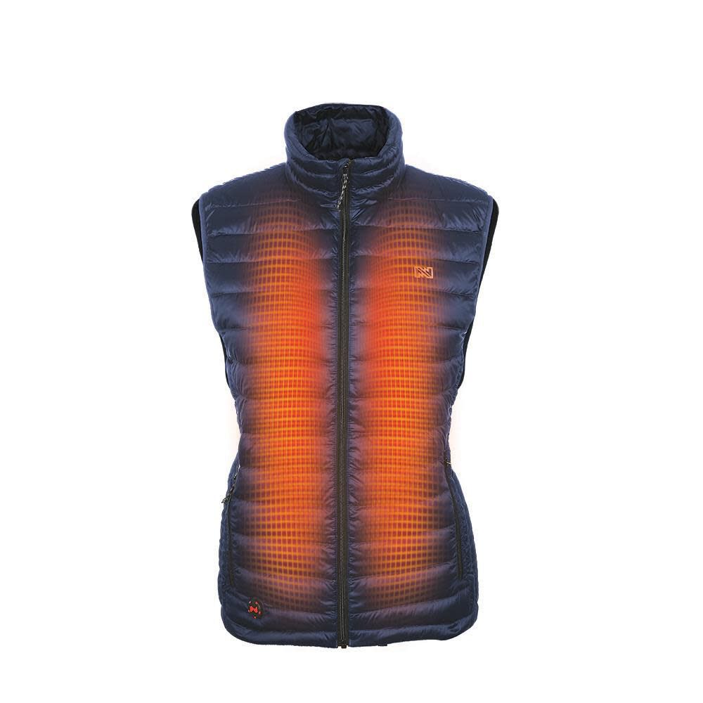 12V Summit Heated Vest Womens Navy MWJ19W02-06