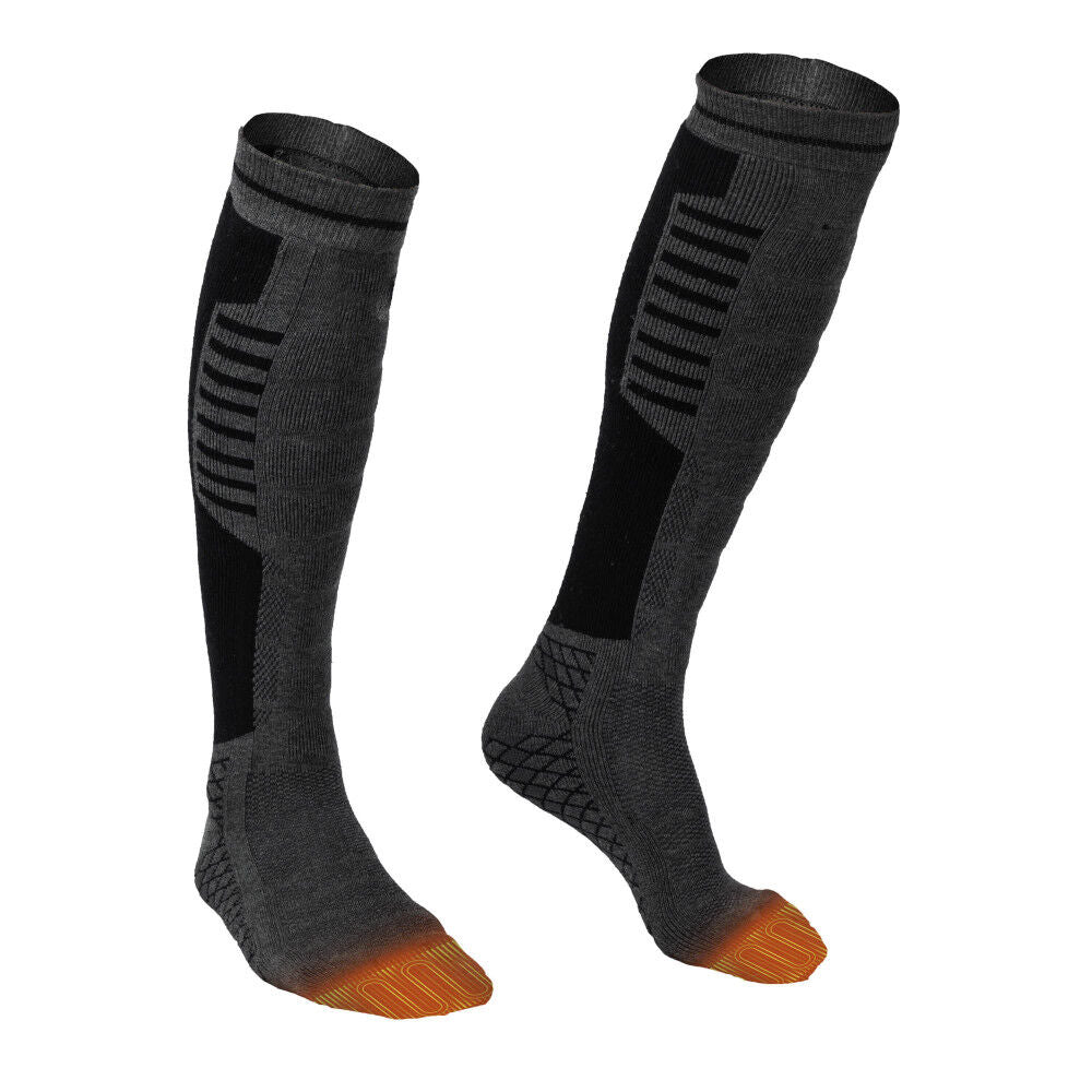 Warming Thermal Heated Socks Unisex 3.7V Dark Gray Small MWUS10220221