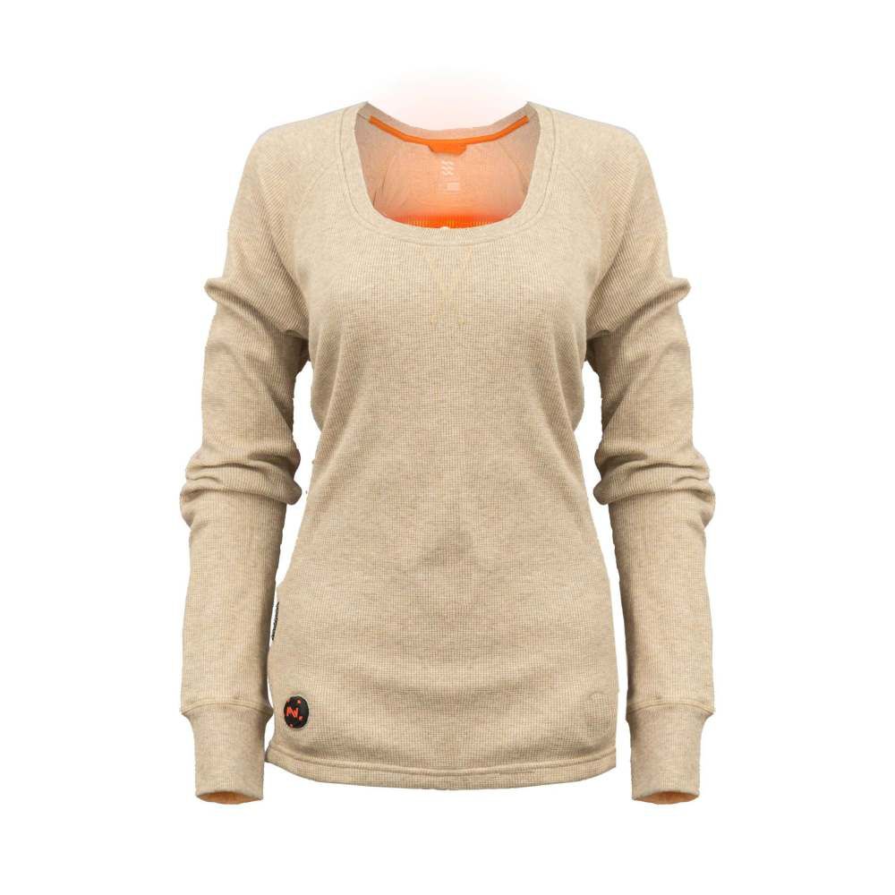 Thermick 2.0 Baselayer Shirt Womens Tan Small MWWT27180222